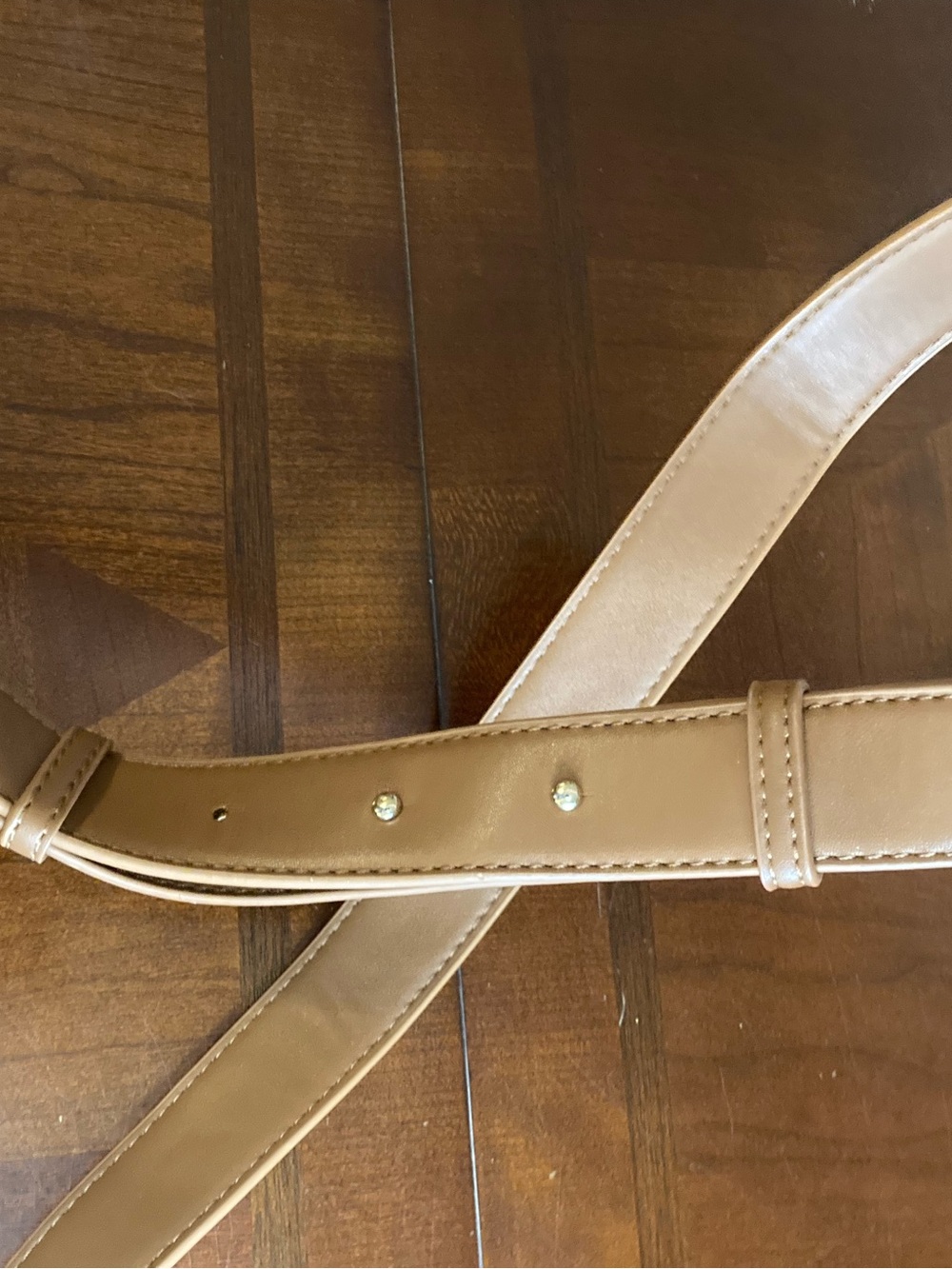 Antik Kraft Vegan Leather & Shearling Crossbody Saddle Bag - Cognac & Cream NWOT - Picture 10 of 15